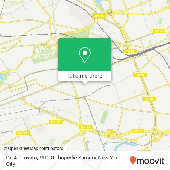 Mapa de Dr. A. Travato, M.D. Orthopedic Surgery