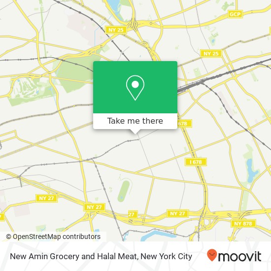 New Amin Grocery and Halal Meat map