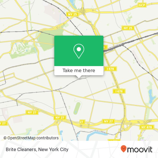 Brite Cleaners map