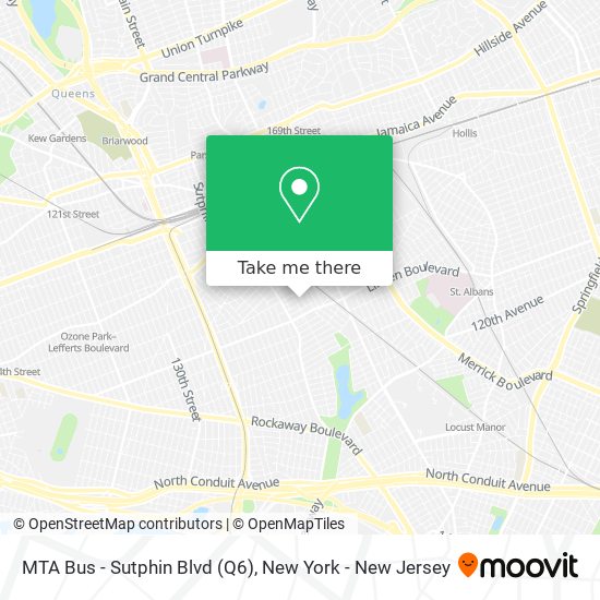 MTA Bus - Sutphin Blvd (Q6) map