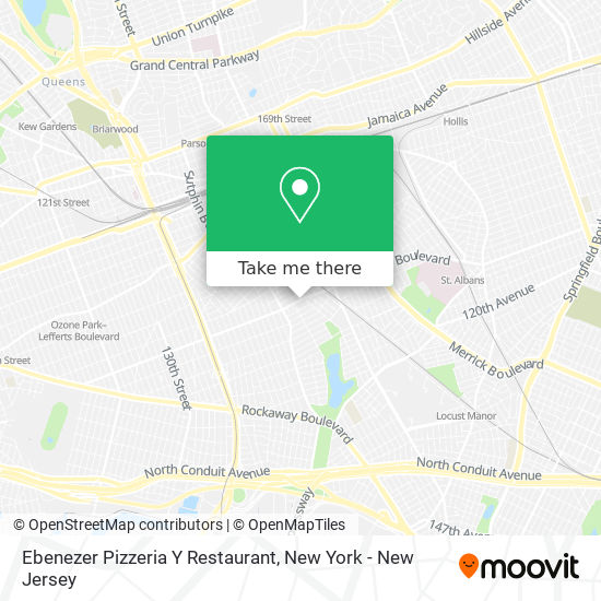 Mapa de Ebenezer Pizzeria Y Restaurant