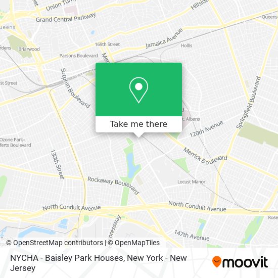 NYCHA - Baisley Park Houses map