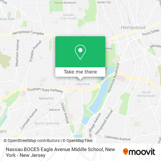 Mapa de Nassau BOCES Eagle Avenue Middle School