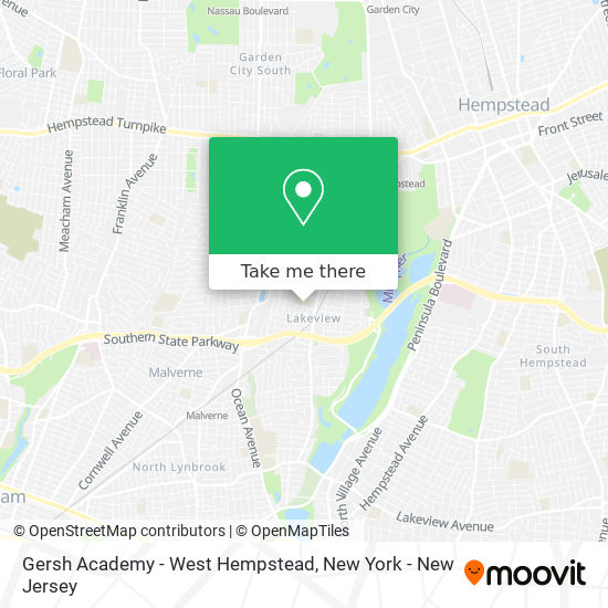 Mapa de Gersh Academy - West Hempstead