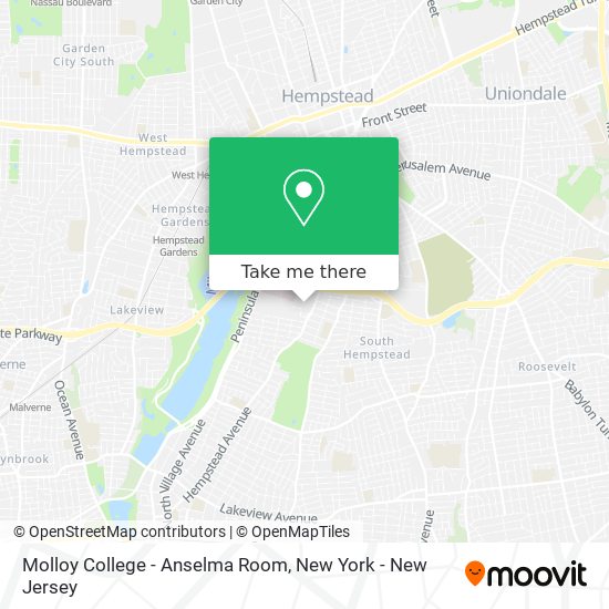 Molloy College - Anselma Room map