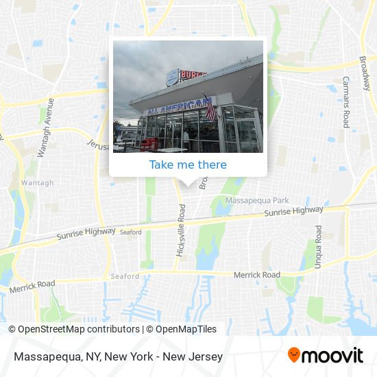 Mapa de Massapequa, NY