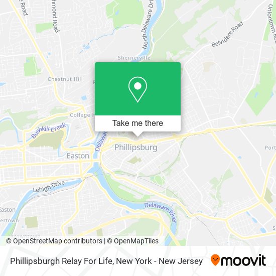 Phillipsburgh Relay For Life map