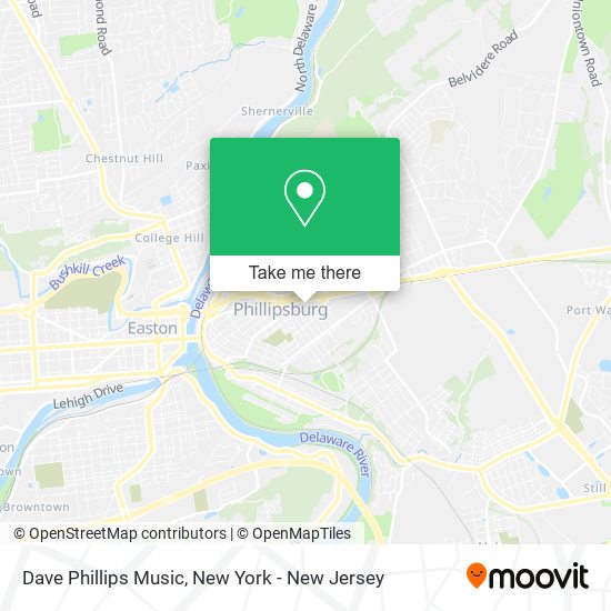 Dave Phillips Music map