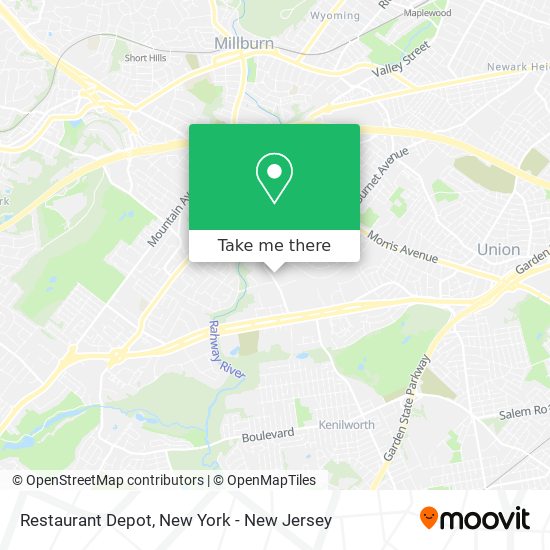 Mapa de Restaurant Depot