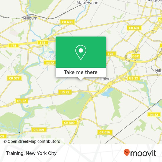 Training map