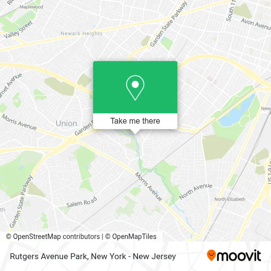 Rutgers Avenue Park map