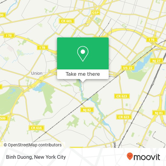Binh Duong map