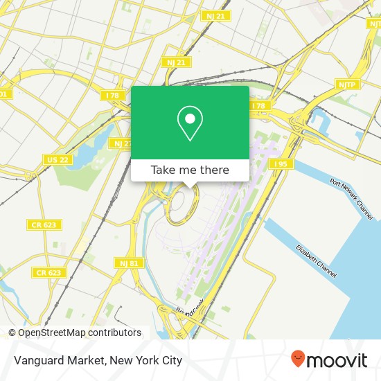 Mapa de Vanguard Market