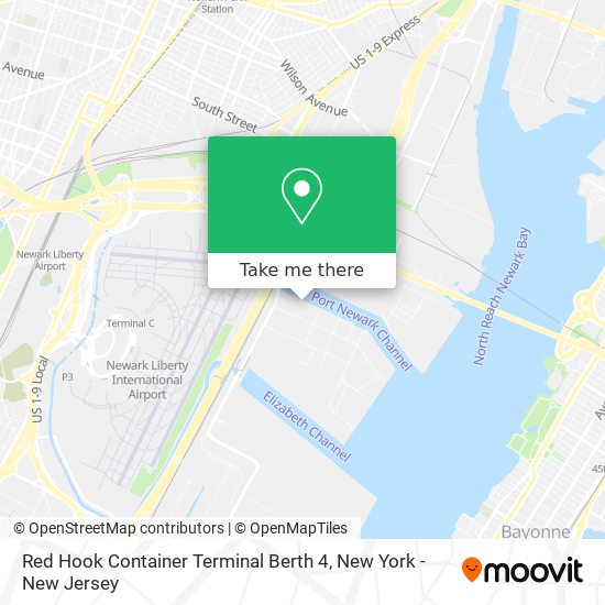 Mapa de Red Hook Container Terminal Berth 4