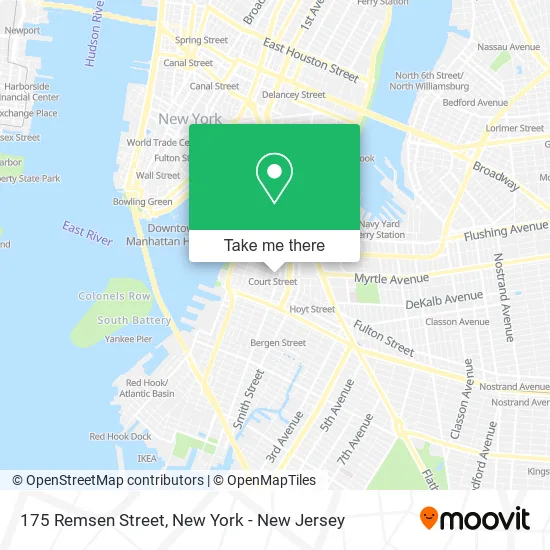 175 Remsen Street map