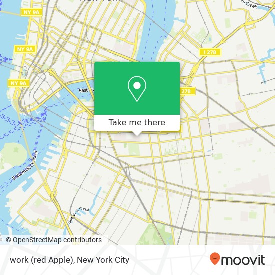 work (red Apple) map