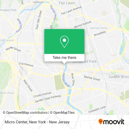 Micro Center map