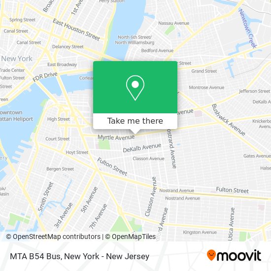 B54 Bus Route Map How To Get To Mta B54 Bus In Brooklyn By Bus, Subway Or Train?