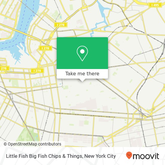 Mapa de Little Fish Big Fish Chips & Things