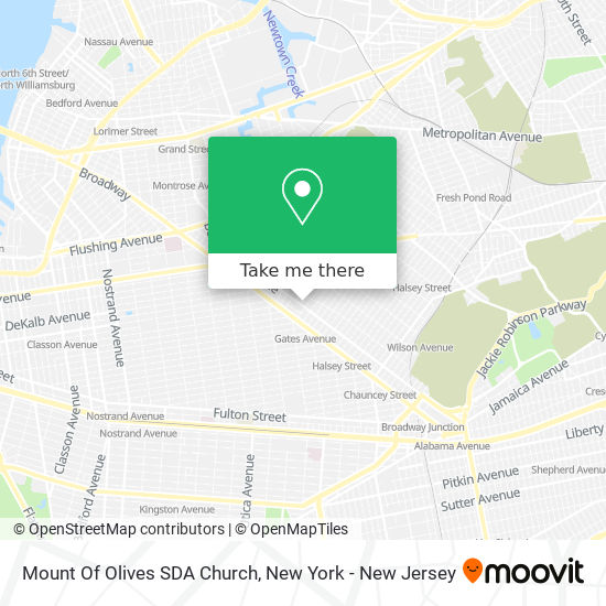 Mapa de Mount Of Olives SDA Church