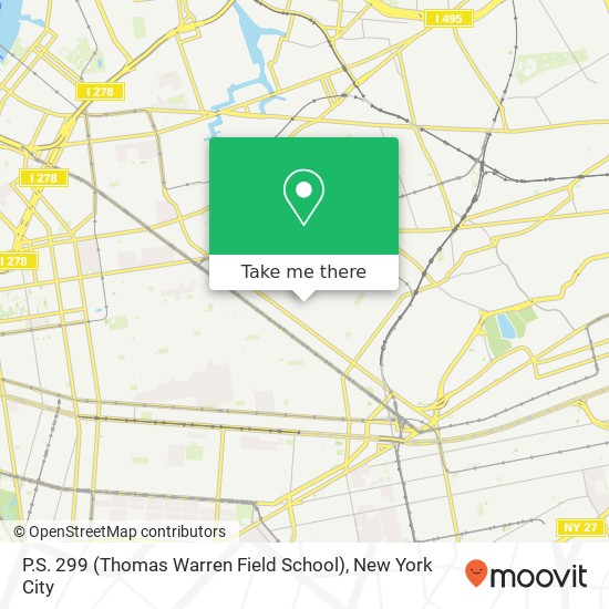 P.S. 299 (Thomas Warren Field School) map