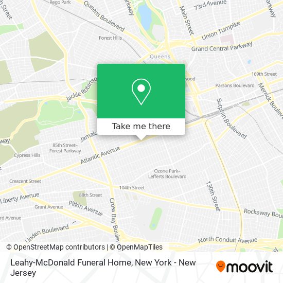 Mapa de Leahy-McDonald Funeral Home