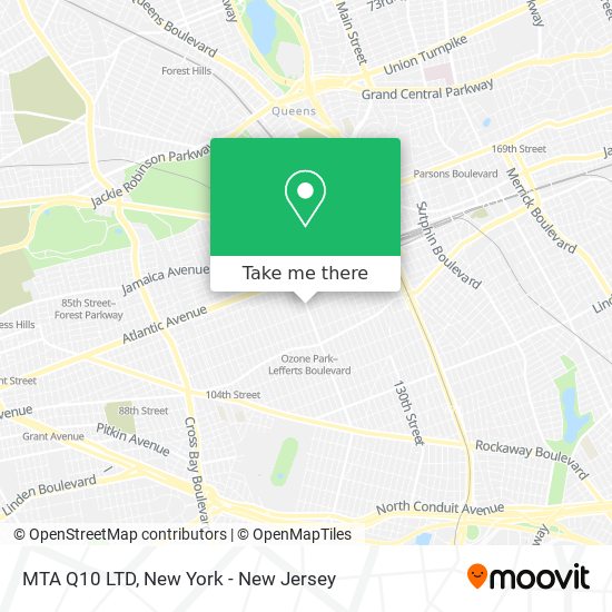 MTA Q10 LTD map