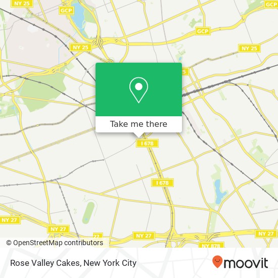 Rose Valley Cakes map