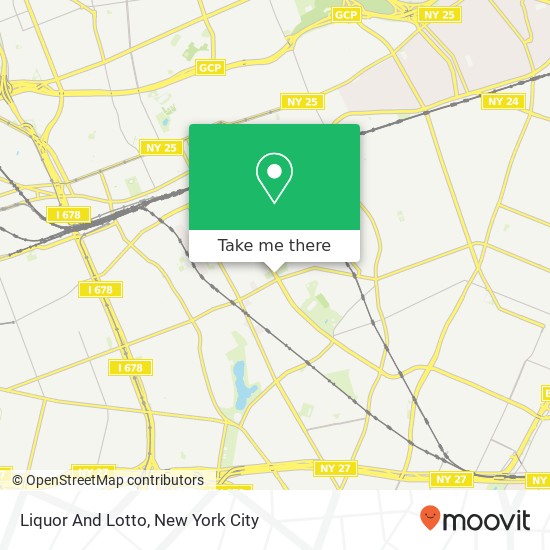 Liquor And Lotto map