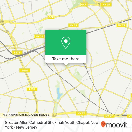 Greater Allen Cathedral Shekinah Youth Chapel map