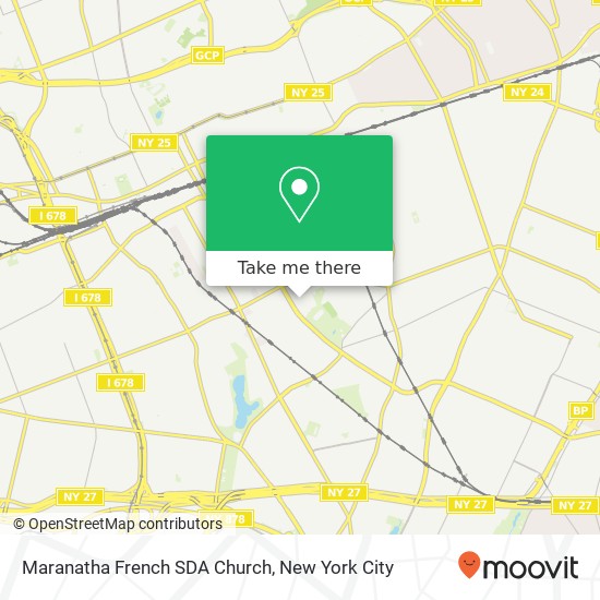 Maranatha French SDA Church map