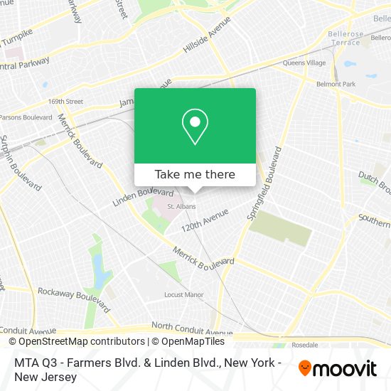 MTA Q3 - Farmers Blvd. & Linden Blvd. map