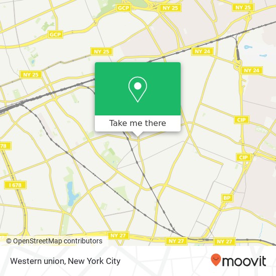 Western union map