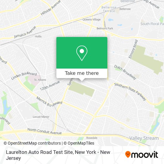 Laurelton Auto Road Test Site map