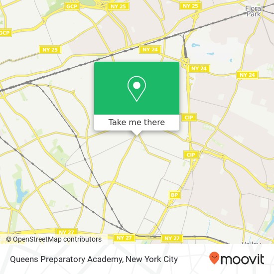 Mapa de Queens Preparatory Academy