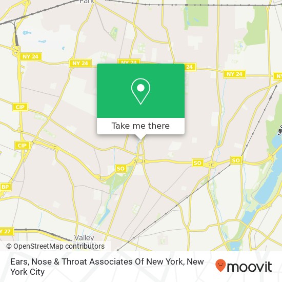 Mapa de Ears, Nose & Throat Associates Of New York