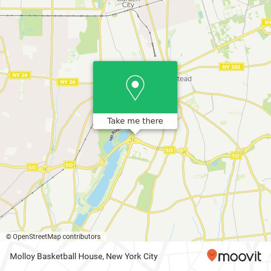 Mapa de Molloy Basketball House