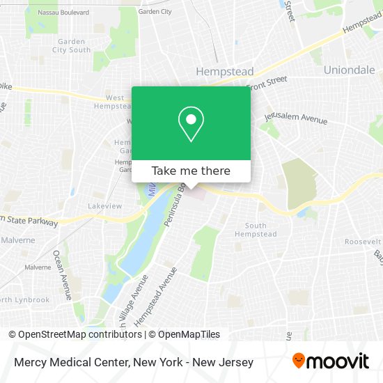 Mapa de Mercy Medical Center