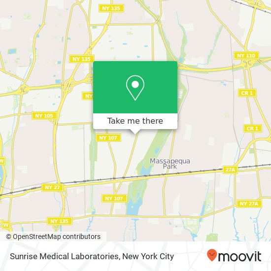 Sunrise Medical Laboratories map