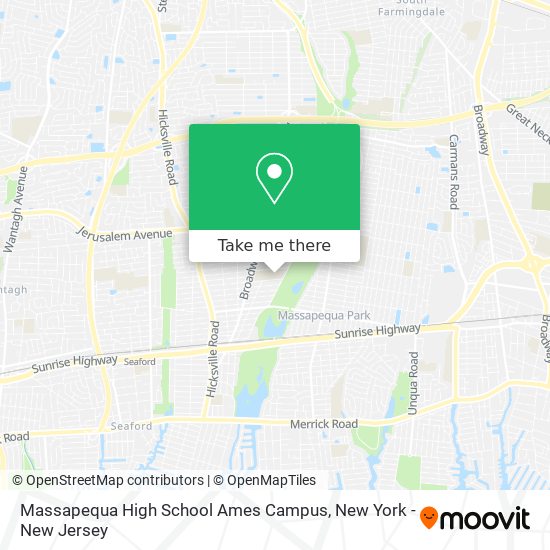 Massapequa High School Ames Campus map