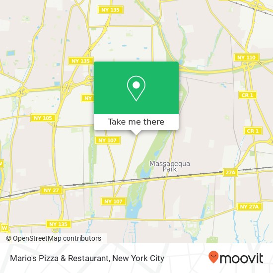 Mario's Pizza & Restaurant map