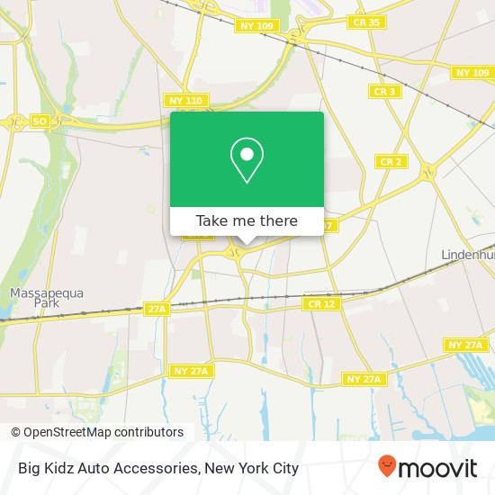 Big Kidz Auto Accessories map