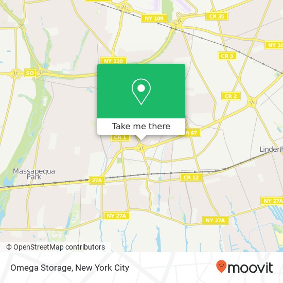 Omega Storage map
