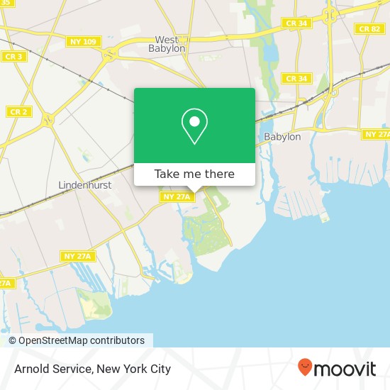 Mapa de Arnold Service