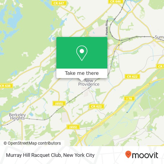 Murray Hill Racquet Club map