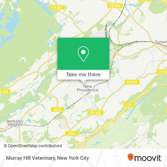 Murray Hill Veterinary map