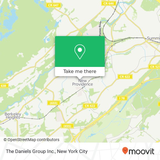 The Daniels Group Inc. map