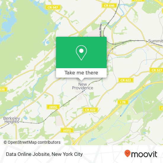 Data Online Jobsite map