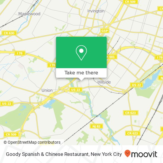 Goody Spanish & Chinese Restaurant map