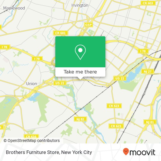 Mapa de Brothers Furniture Store